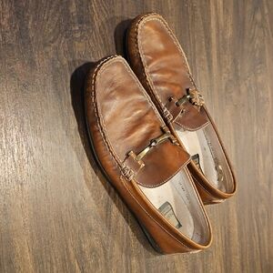 Natha Studio Men's Brown Leather Loafers